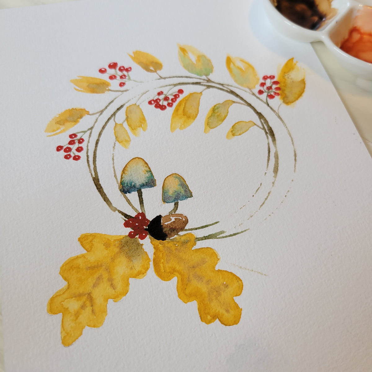Atelier aquarelle Automne du 31.10.2026 - Mulhouse