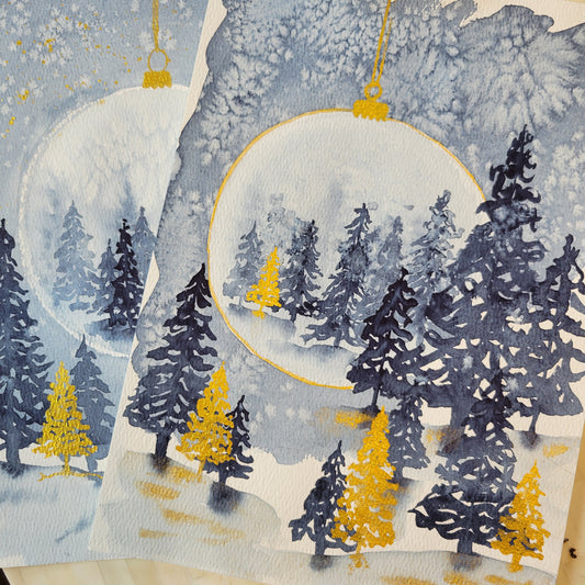Stage - Aquarelle thème Noël le 07.11.2026 - Hirsingue